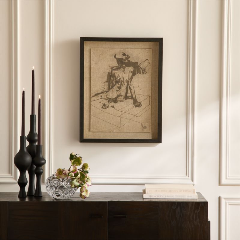 'Demoiselle' Framed Wall Art 20"x25.5" - image 1 of 4