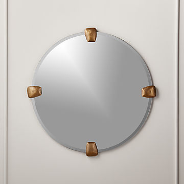 Modern Wall Mirrors Round Square More Cb2