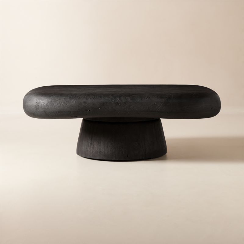 Derrico Black Wood Coffee Table - image 0 of 8