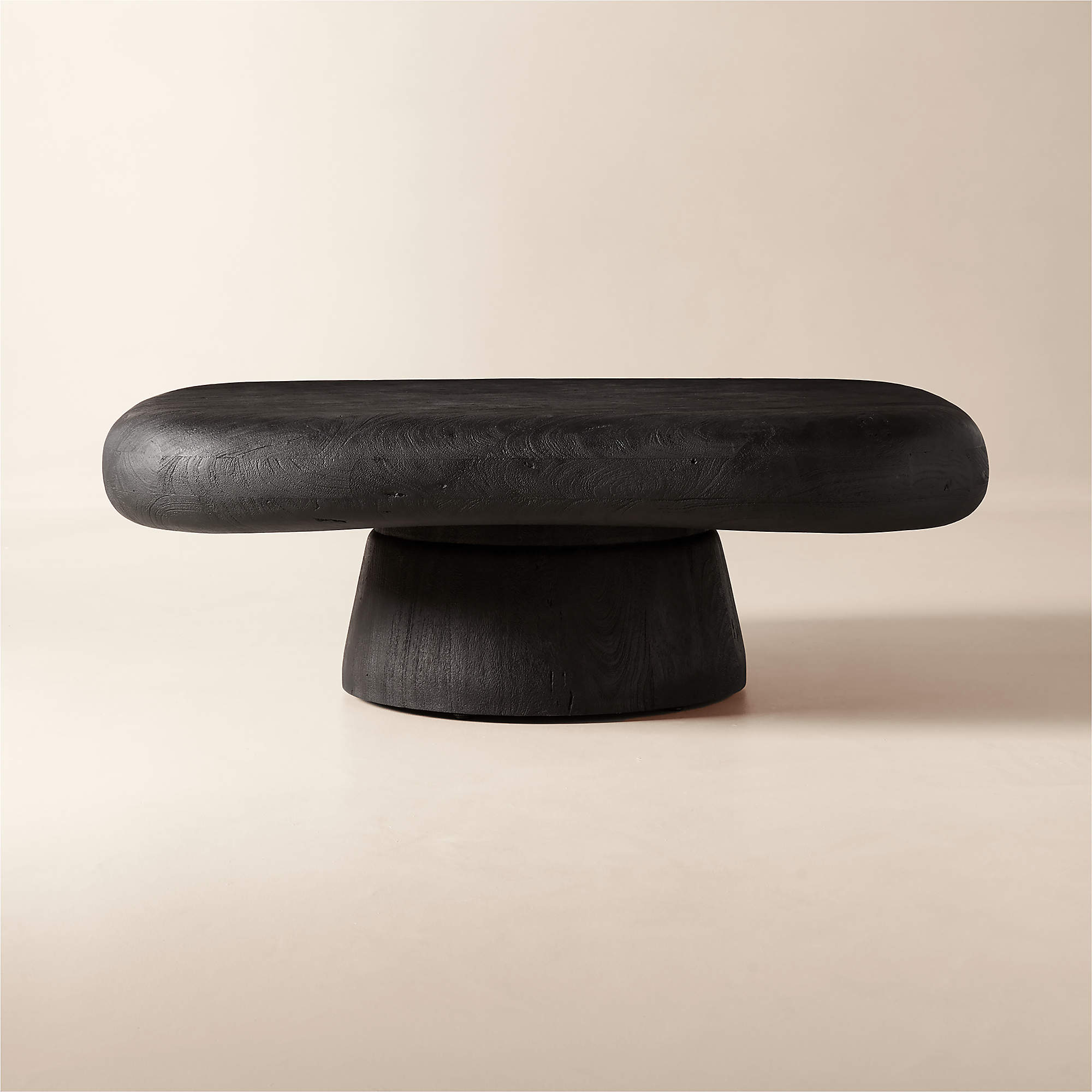 Derrico Black Wood Coffee Table + Reviews CB2 Canada