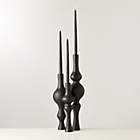 Atura Black Taper Candle Holder Medium