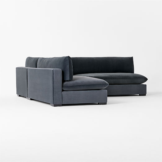 Deseo 3-Piece Modular Standard Depth Sectional Sofa