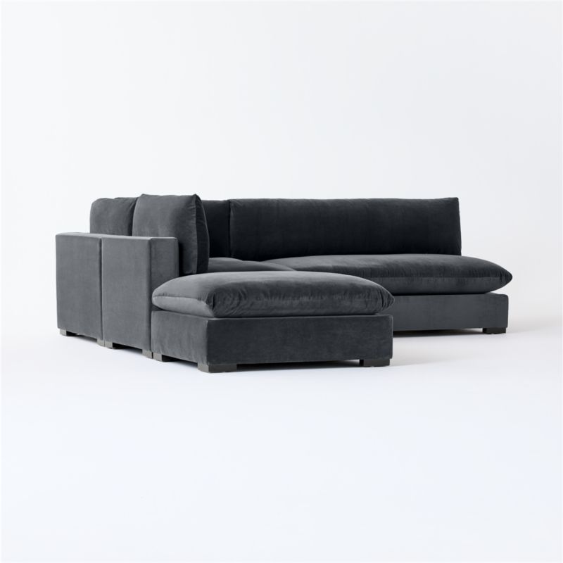 Deseo 4-Piece Modular Standard Depth Sectional Sofa with Loveseat - image 3 of 8