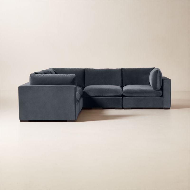 Deseo 5-Piece Modular Standard Depth Sectional Sofa - image 1 of 8