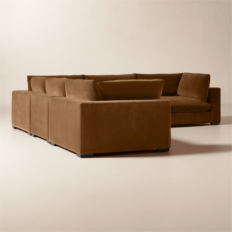 Deseo 5-Piece Deep Depth Sectional Sofa - image 3 of 9