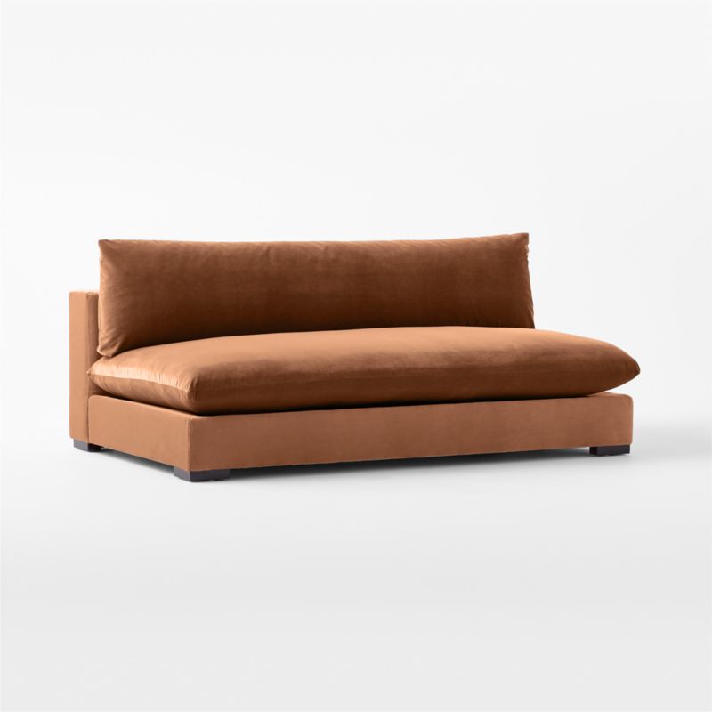 Deseo 71" Deep Depth Armless Loveseat - image 5 of 9