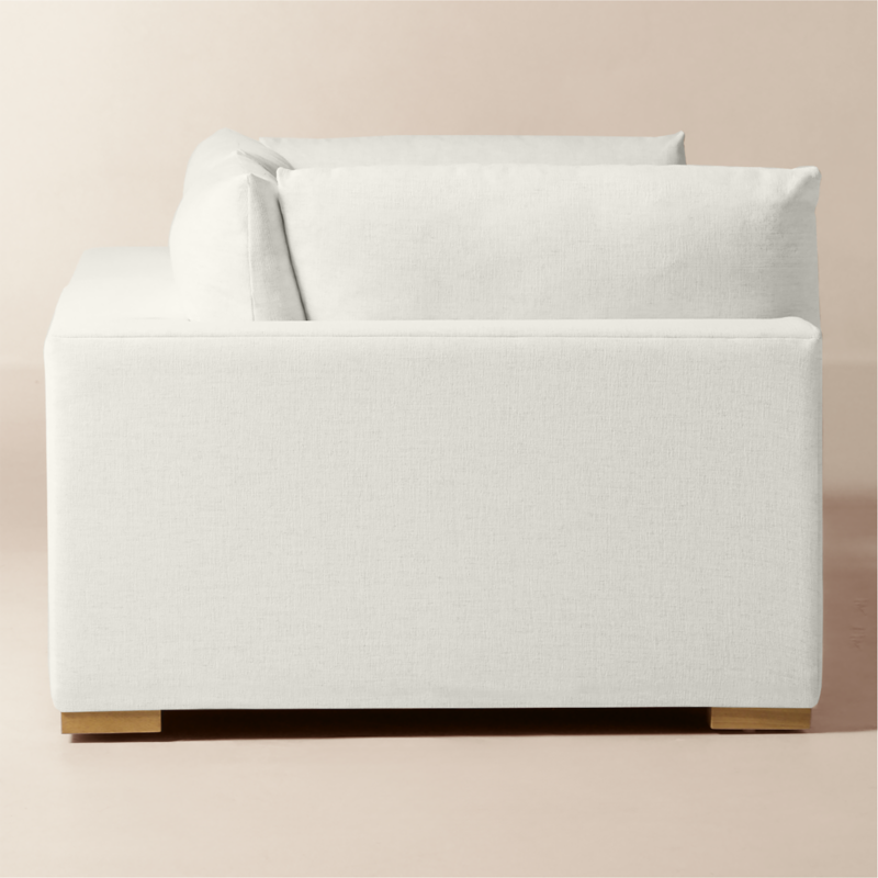 Deseo 2-Piece White Performance Fabric Deep Depth Sectional Sofa - image 5 of 10