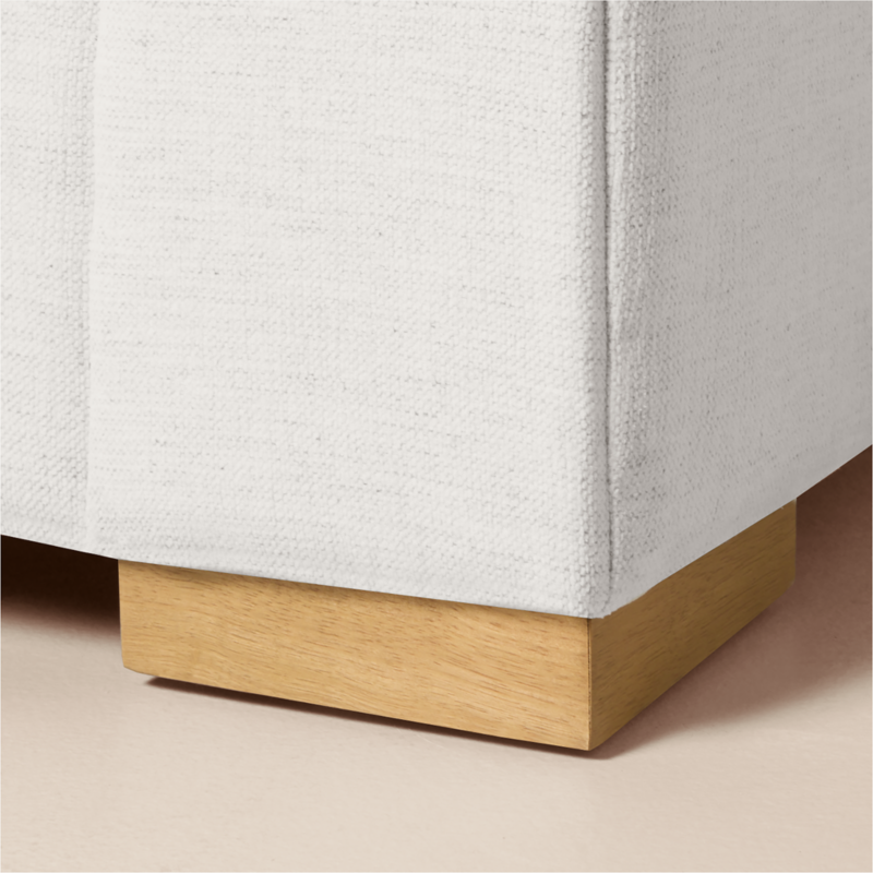 Deseo 2-Piece White Performance Fabric Standard Depth Sectional Sofa - image 8 of 10