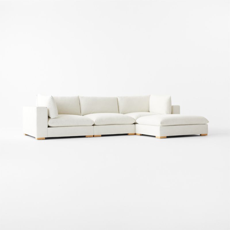 Deseo 4-Piece Modular Deep Depth Sectional Sofa - image 4 of 7