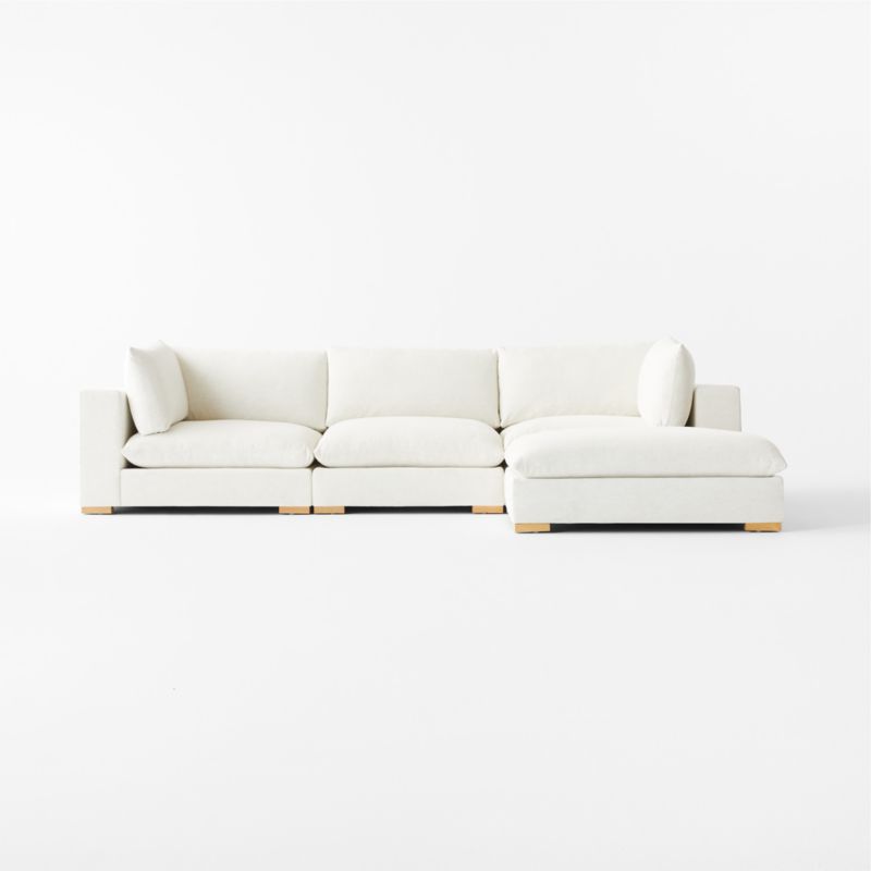 Deseo 4-Piece Modular Deep Depth Sectional Sofa - image 2 of 7