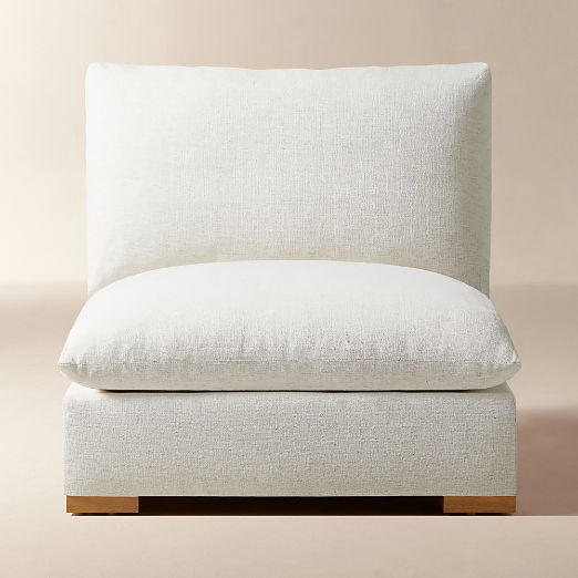 Deseo White Performance Fabric Standard Depth Arlmess Chair