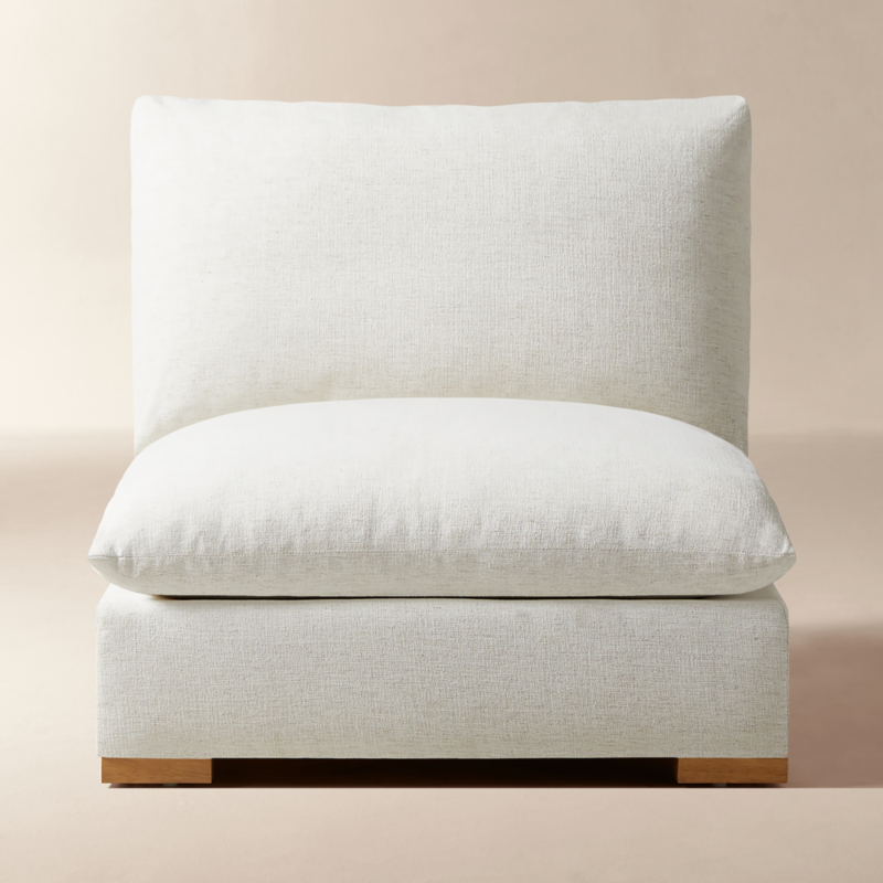 Deseo White Performance Fabric Standard Depth Arlmess Chair - image 0 of 3