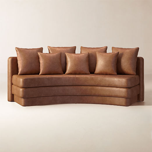 Desmond Leather Dining Bench Bello Saddle