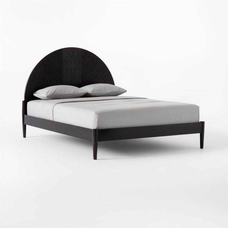 Dewi Black Rattan Queen Bed - image 3 of 9