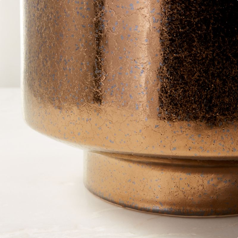 Dia Metallic Bronze Indoor Planter - image 3 of 5