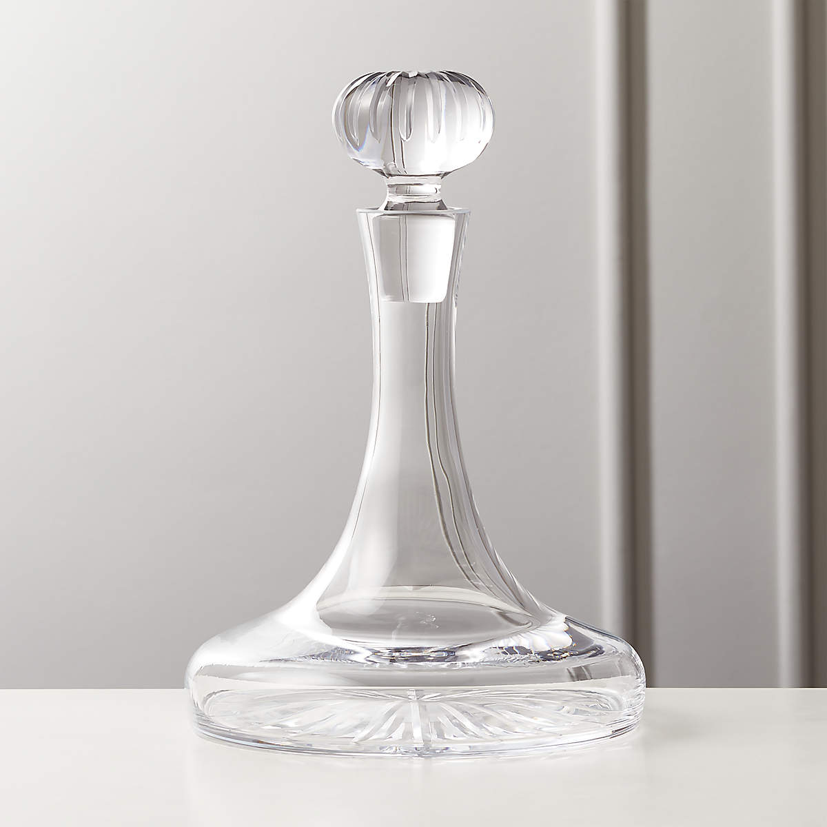 Dial Hand Cut Decanter + Reviews | CB2