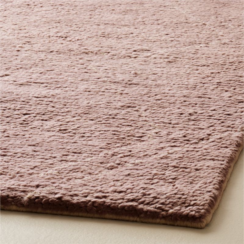 Diamant Hand-Knotted Mauve Wool Area Rug 5'X8' by Ackerman - image 2 of 4