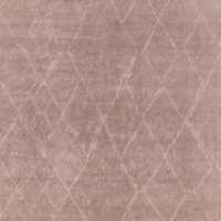 Diamant Hand-Knotted Mauve Wool Rug Swatch 12"X12" by Ackerman