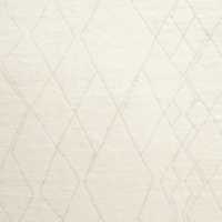 Diamant Hand-Knotted Warm White Wool Rug Swatch 12"x12" by Ackerman