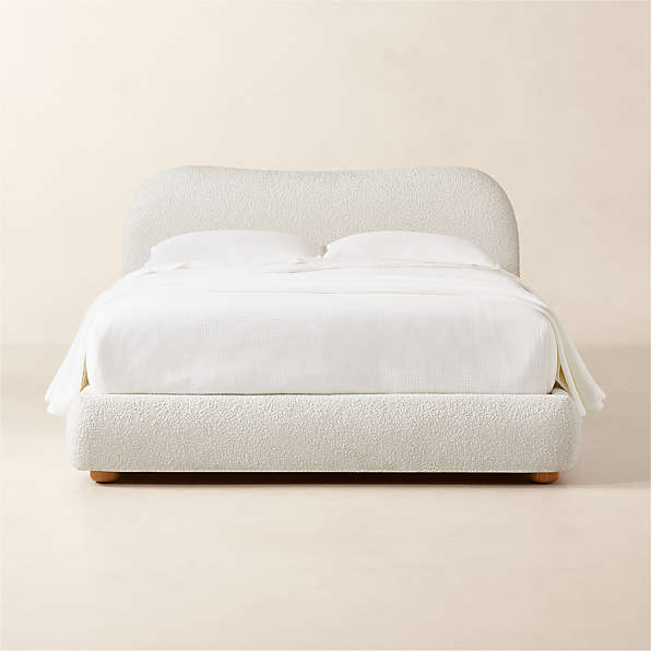 Modern White Beds, Bed Frames and Headboards | CB2