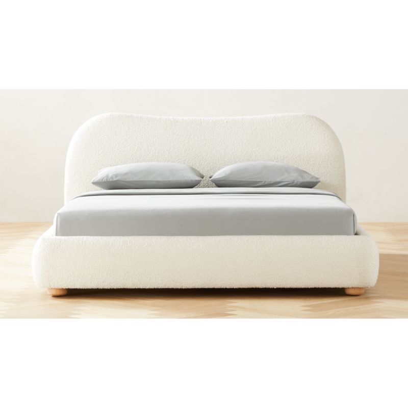 Diana White Bed | CB2 Canada