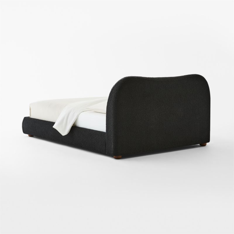 Diana Charcoal Black Upholstered Queen Bed by Ross Cassidy - image 5 of 8