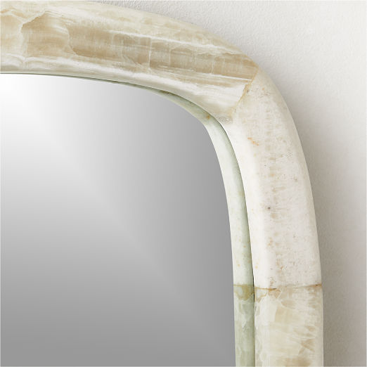 Diani Cream Onyx Wall Mirror 18''x24''