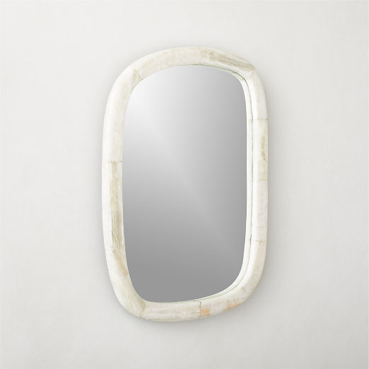 Diani Cream Onyx Wall Mirror 18''x24''