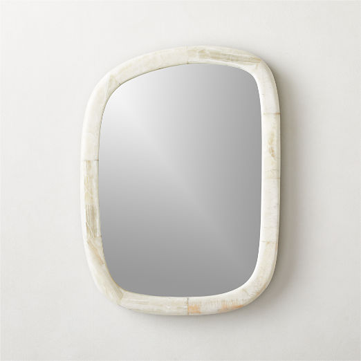 Diani Cream Onyx Wall Mirror 18''x24''