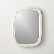 Diani Cream Onyx Wall Mirror 18''x24''