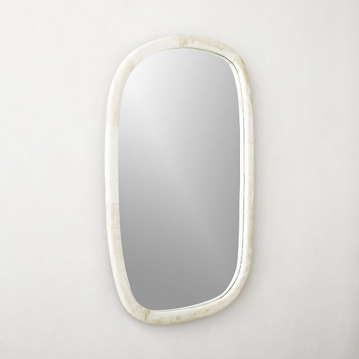 Diani Cream Onyx Wall Mirror 24''x36''