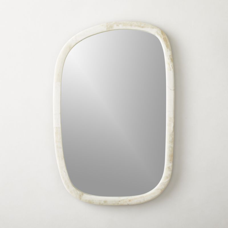 Diani Cream Onyx Wall Mirror 24''x36'' - image 0 of 11