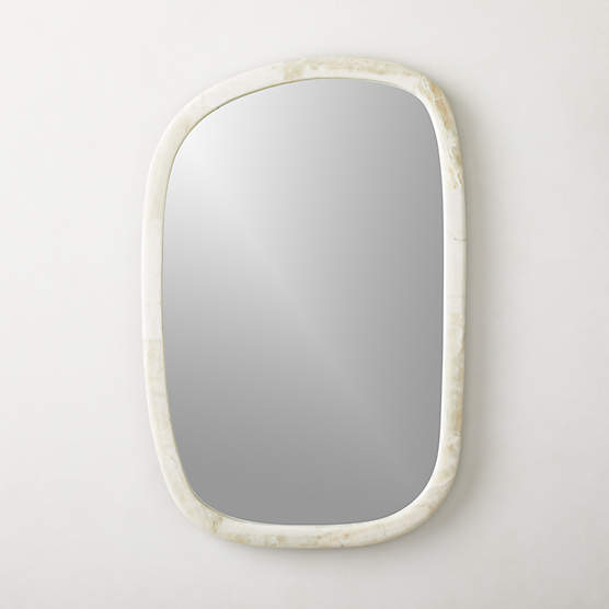 Diani Cream Onyx Wall Mirror 24''x36''