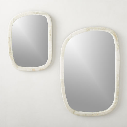 Diani Cream Onyx Wall Mirror 18''x24''