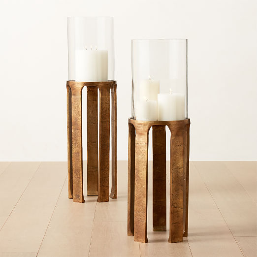 Unique Candle Holders & Votives Hurricanes, Pillar Candle Holders
