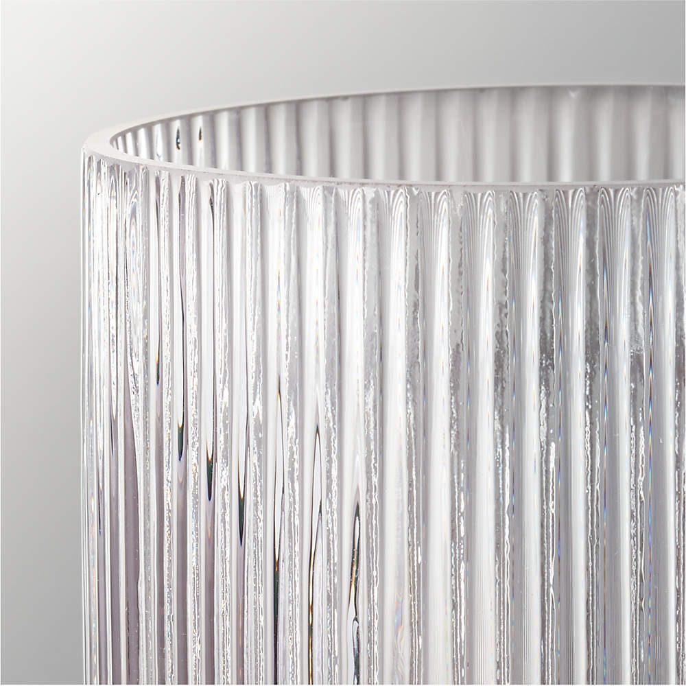 Dina Fluted Glass Vase + Reviews