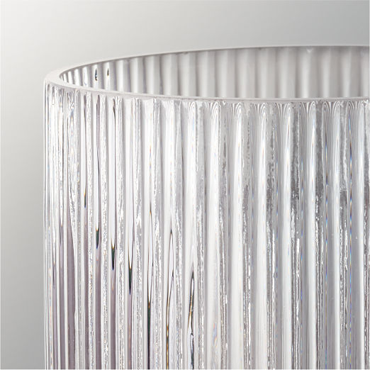 Dina Fluted Glass Vase