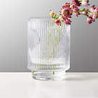 Amata Round Clear Glass Vase