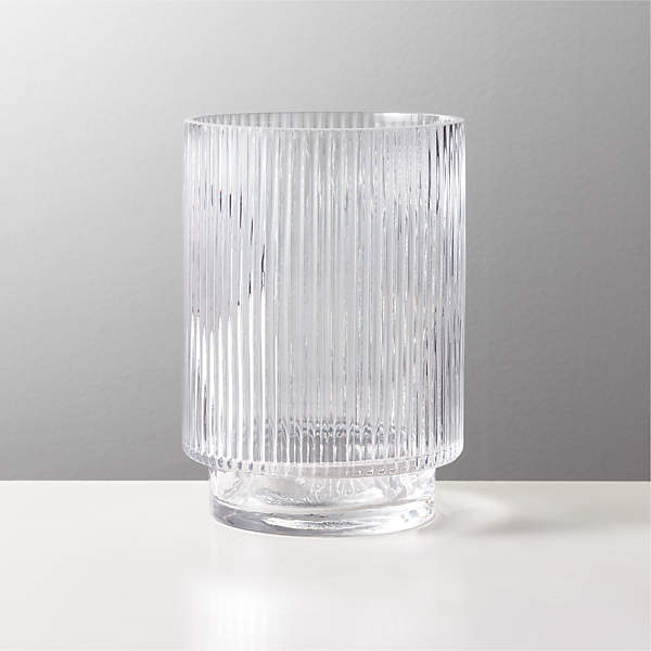 Dina Fluted Glass Vase