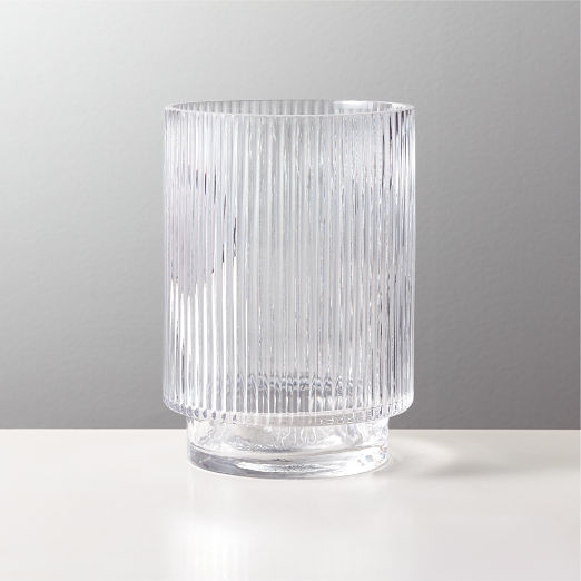 Dina Fluted Glass Vase