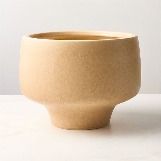 Dinah Beige Ceramic Planter Large