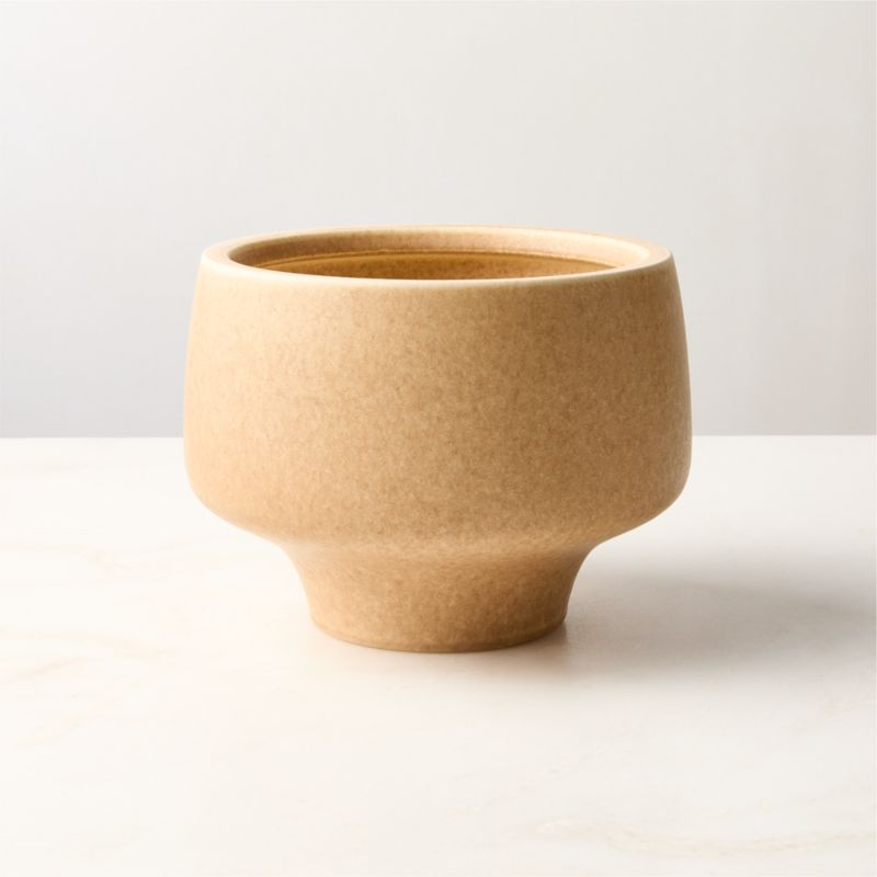 Dinah Beige Ceramic Planter Small - image 2 of 5