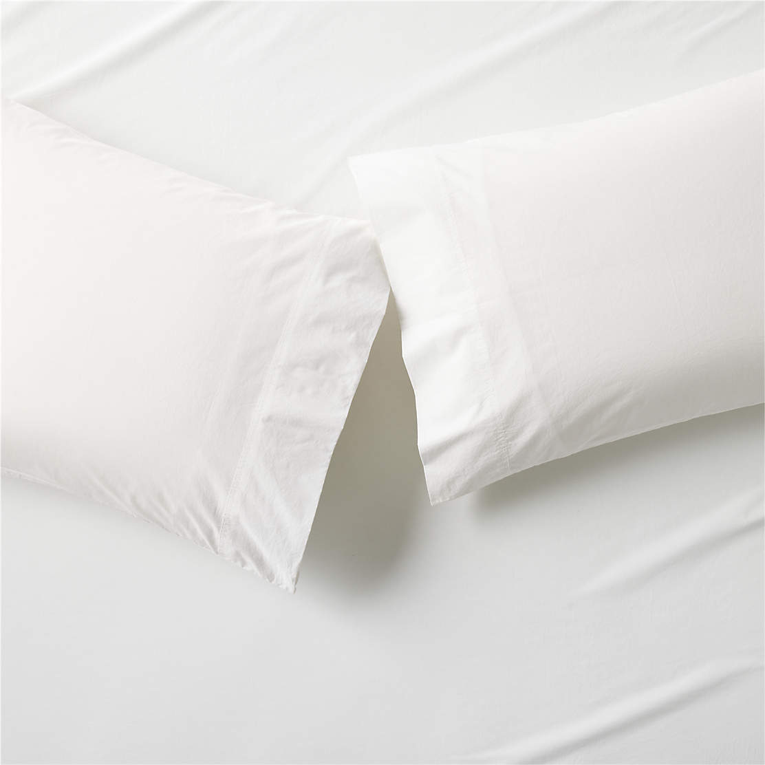 Organic Cotton Gauze White Sheet Set CB2 Canada sheet-set-belgian-linen-white-nest-essentials