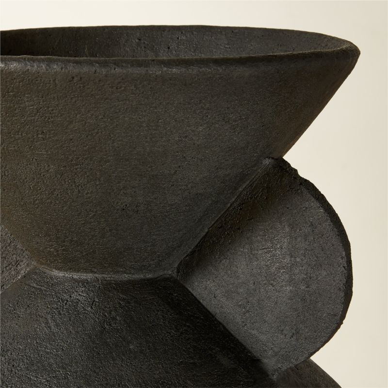 Dionysus Black Terracotta Floor Vase - image 3 of 11