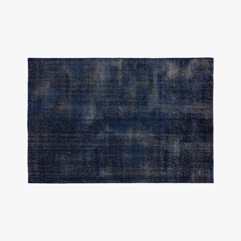 Modern Blue Rugs Cb2 The Hill Side Disintegrated Fl Blue Rug