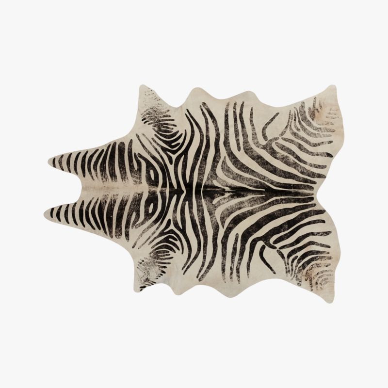 Levels Zebra Area Rug - Rustic Log Originals