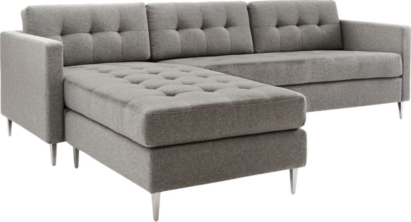 Ditto Grey Sectional Sofa - image 3 of 8