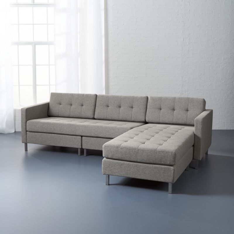 Ditto Grey Sectional Sofa - image 0 of 8