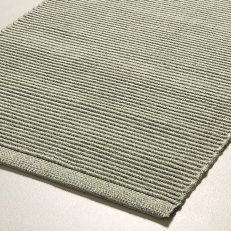 Diver Handwoven Ribbed Green Indoor/Outdoor Performance Runner Rug 2.5'x8' - image 2 of 4