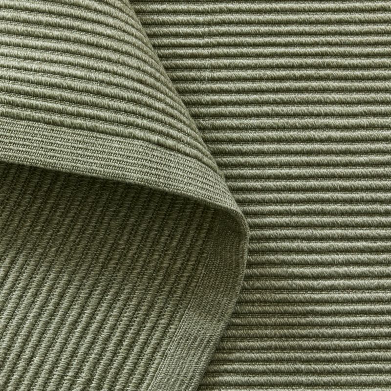 Diver Handwoven Ribbed Green Indoor/Outdoor Performance Area Rug 8'X10' - image 4 of 5